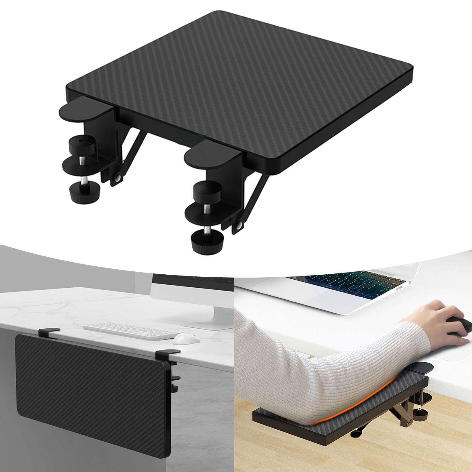 Foldable Ergonomic Desk Extender Tray Computer Elbow Arm Support Rest