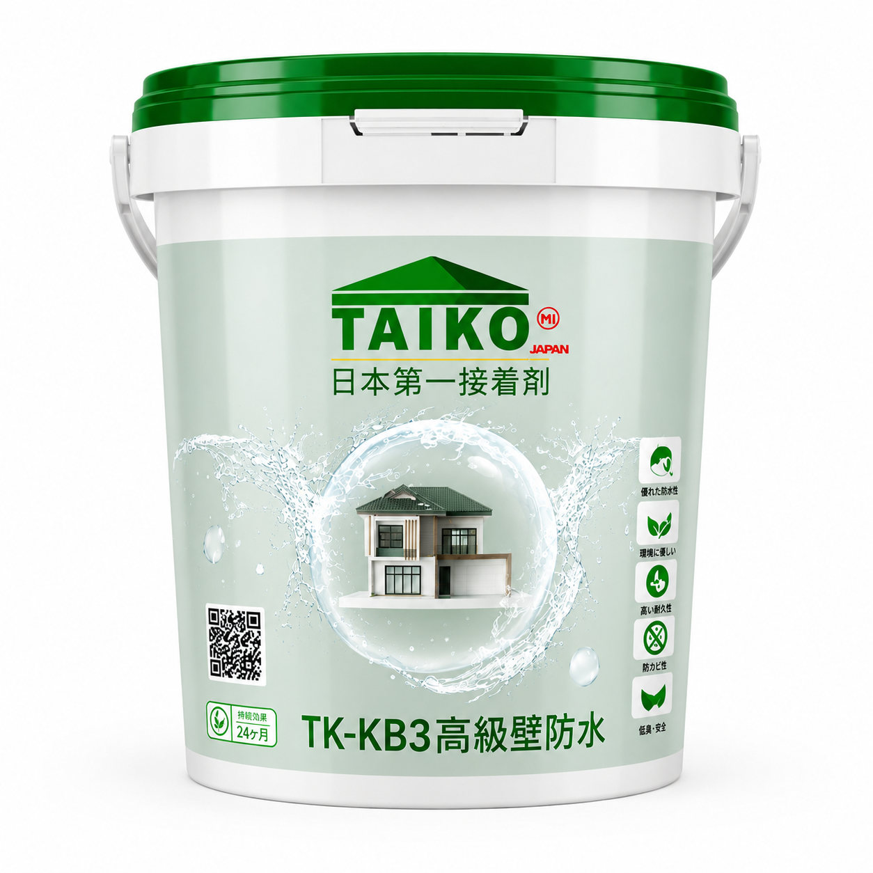 Sơn Chống Thấm TAIKOMI KB3 - Chuyên Chống Thấm Tường Nhà / Hiệu Ứng Cánh Sen Kháng Nước