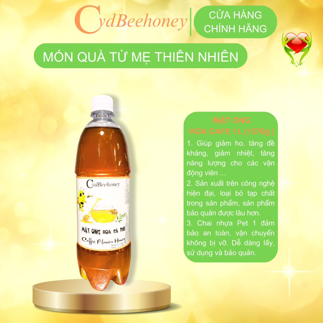 Mật ong hoa cafe 1L Cvdbeehoney