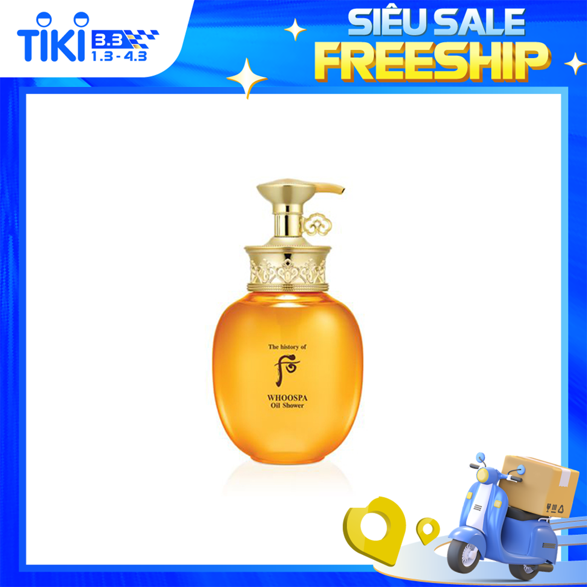 Sữa Tắm Thảo Dược Đông Y Whoo Spa Oil Shower 220ml