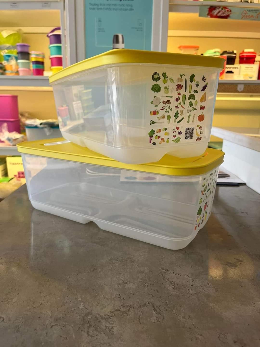 Hộp trữ mát có nút hô hấp Ventsmart 6.1 Lít Tupperware - Hàng chính hãng