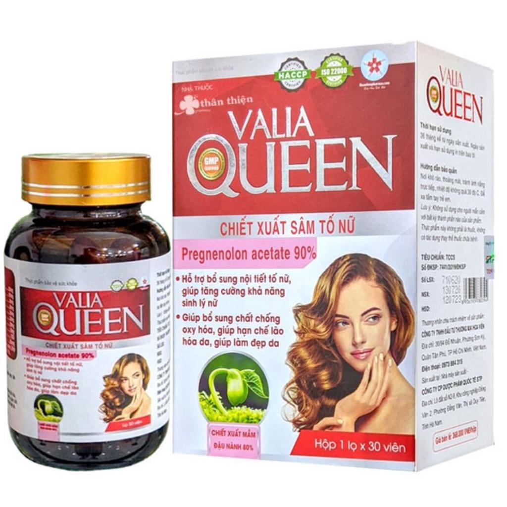 VALIA QUEEN - Hỗ trợ bổ sung nội tiết tố nữ, giúp làm đẹp da