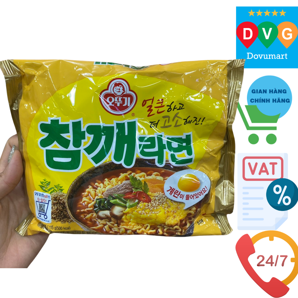 Hình ảnh Mì Tôm Vừng Ottogi Hàn Quốc Gói 115G