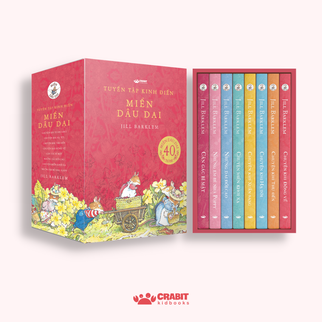 Sách - Miền Dâu Dại Bản Đặc Biệt - 8 cuốn Box Đỏ - Crabit Kidbooks -