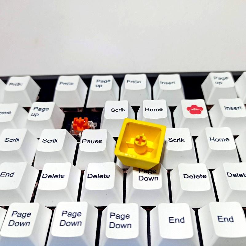 HSV R4 Cherry Profile Dip Dye Sculpture PBT Keyboard Keycap Etched Honey Bee Keycap
