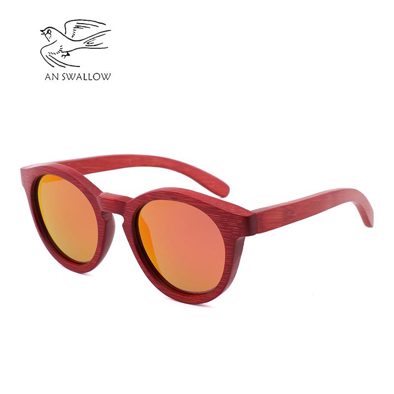 Xanh Bảo Vệ Môi Trường Tay Tre Và GỖ Kính Tre Đỏ Gọng Kính Mát Nam Nữ Lái Xe Sunglasse
