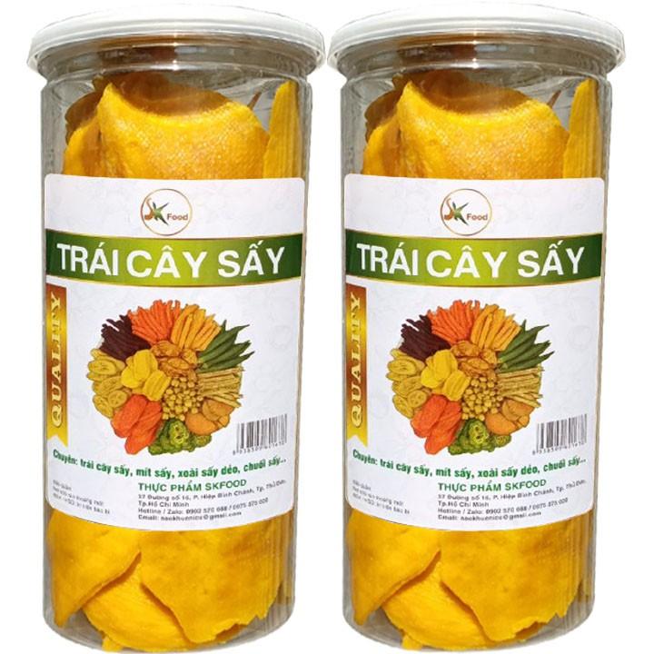 1KG XOÀI SẤY DẺO VỊ CHUA NGỌT THƠM NGON HIỆU SK FOOD