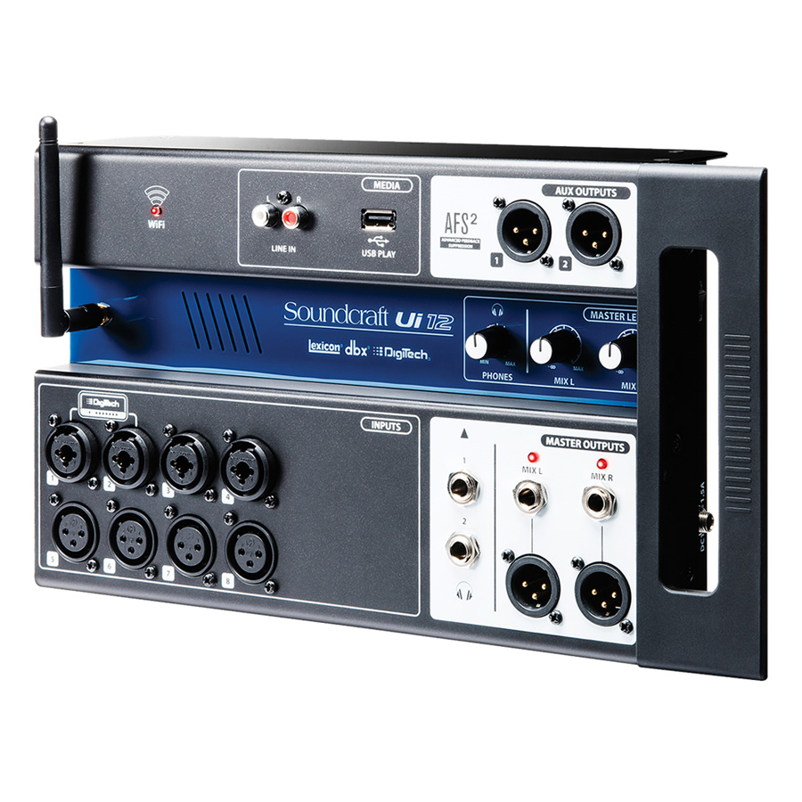 Bộ Trộn Âm Thanh Soundcraft UI12 Digital - Hàng Chính Hãng