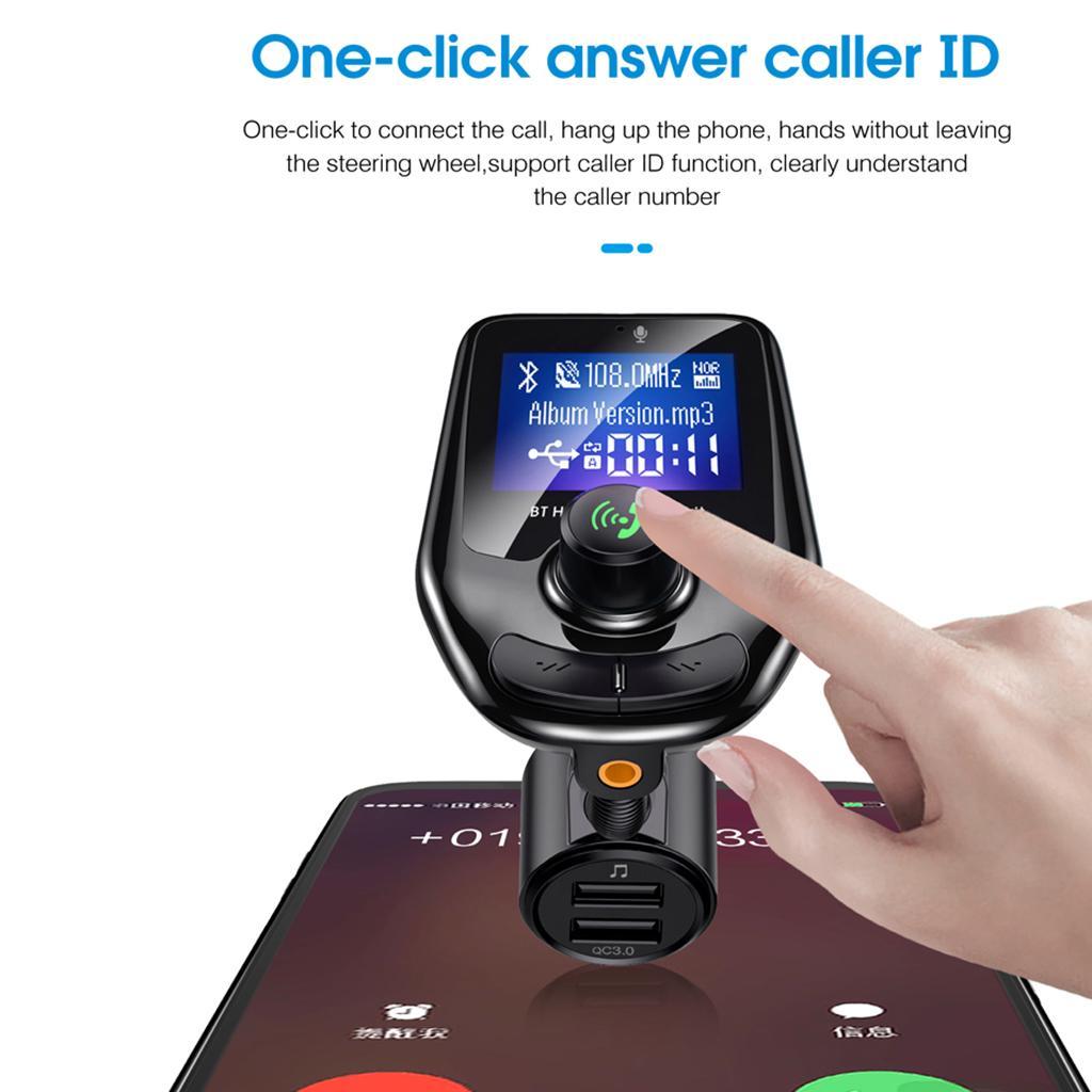 FM Bluetooth Car Radio Adapter Audio Players With Display From