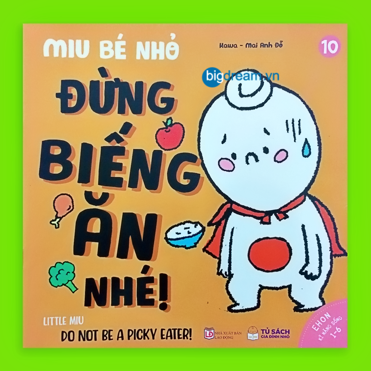 BẢN MỚI SONG NGỮ Miu Bé Nhỏ Phần 2 - Ehon Kĩ Năng Sống Cho Bé 1-6 Tuổi Miu miu tự lập hiểu chuyện