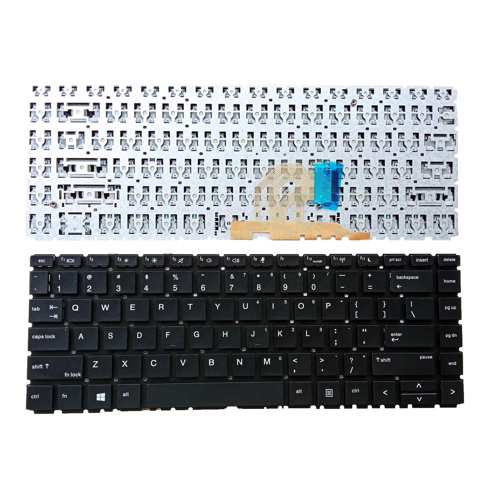 Laptop Keyboard US Layout Durable Matte Notebook Keyboard Keypad for 440 G6 445 G6 Premium Replacement Spare Parts