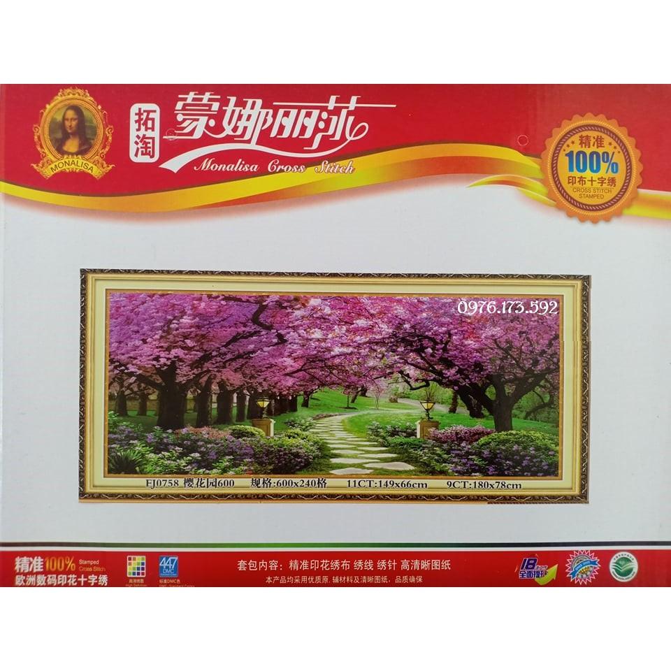 Tranh thêu chữ thập Con Đường Tình Yêu FJ0758-149x66cm