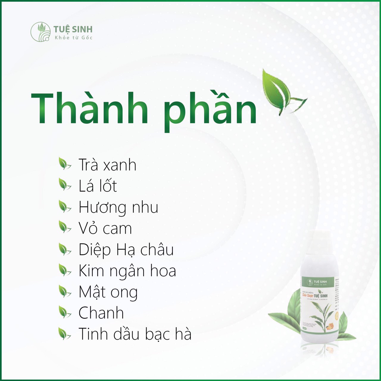 Nước Súc Miệng Thảo Dược Tuệ Sinh