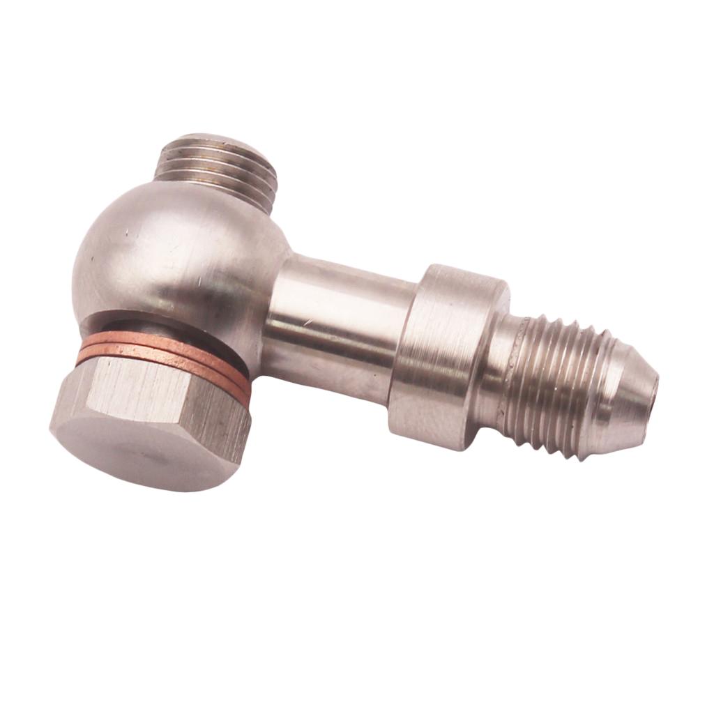 2Set Oil Feed line / Hose adapter Fitting Male M10 Male