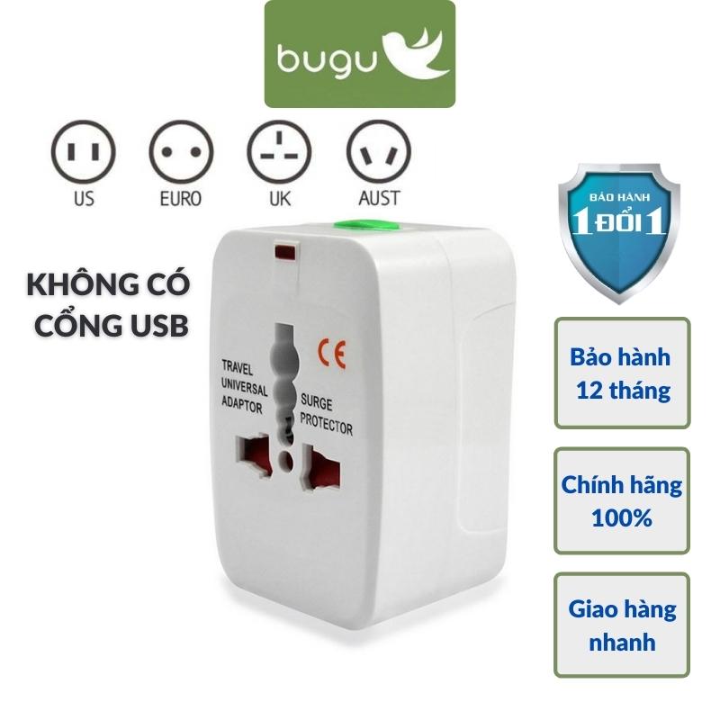 Ổ Cắm Du Lịch Đa Năng Thông Minh Phích Cắm Chuyển Đổi Bugu HHT931 - Hàng Chính Hãng