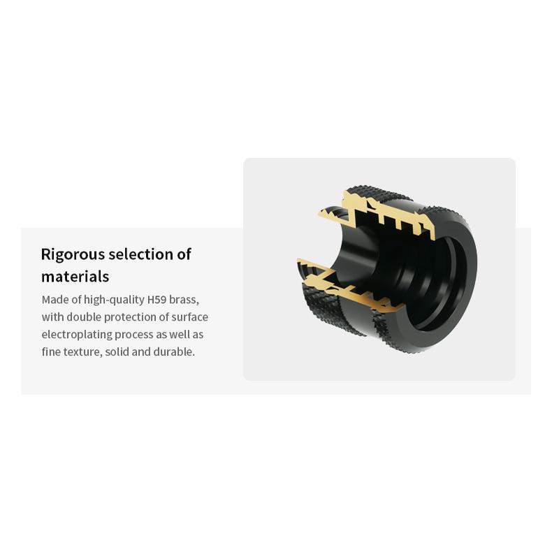 Phụ Kiện Làm Mát Nước Barrow TDSHH-V2 G1 / 4 "Màu Trắng Đen Bạc Đa Chức Năng