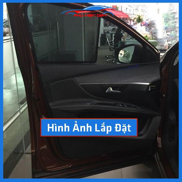 Bộ 4 rèm chắn nắng nam châm Tucson 2016-2017-2018-2019 khung cố định chống tia UV
