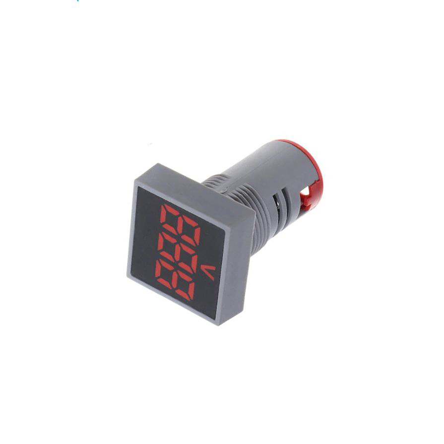 Đèn Báo Điện Áp Xoay Chiều AD16-22DSV Thế 24-500VAC - Mặt Vuông