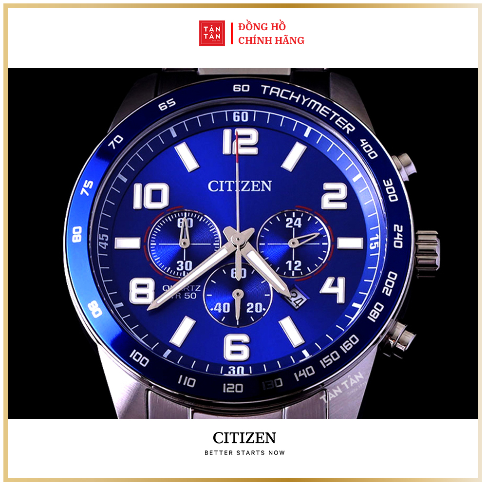 Đồng hồ Nam Citizen Quartz AN8161-50L 44mm