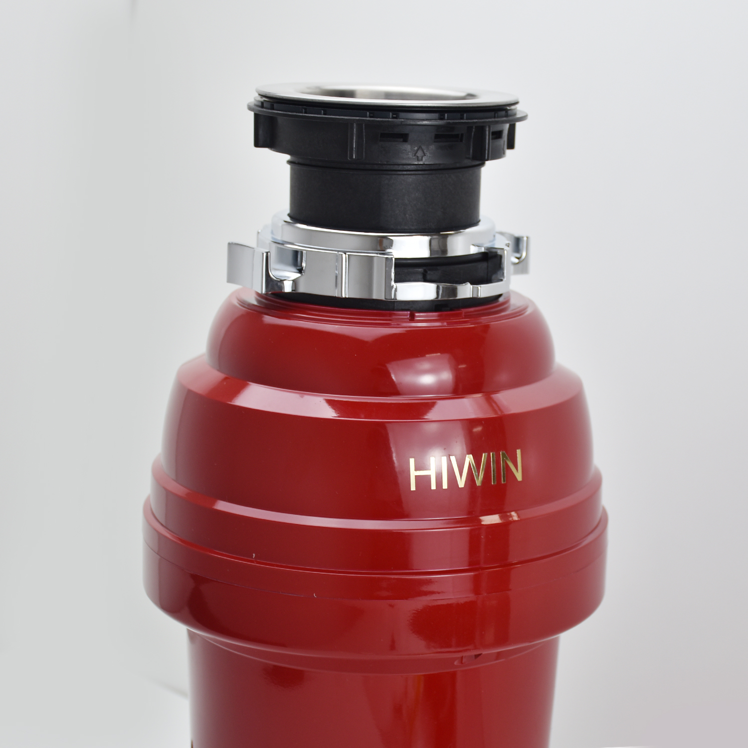 Máy xử lý rác nhà bếp thông minh màu đỏ Hiwin KS-1000-R600 công suất 600W