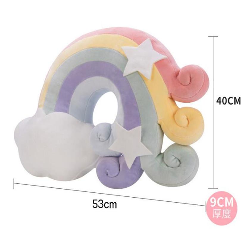 Bé Trang Trí Phòng Trẻ Em Gối Cho Bé Đồ Chơi Búp Bê Rainbow Đám Mây Thái Ghế Sofa Đệm Gối Sang Trọng Đồ Chơi Trẻ Em Trang Trí Phòng