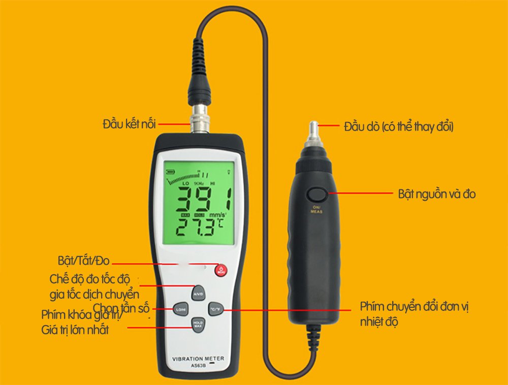 Máy đo độ rung AS63B