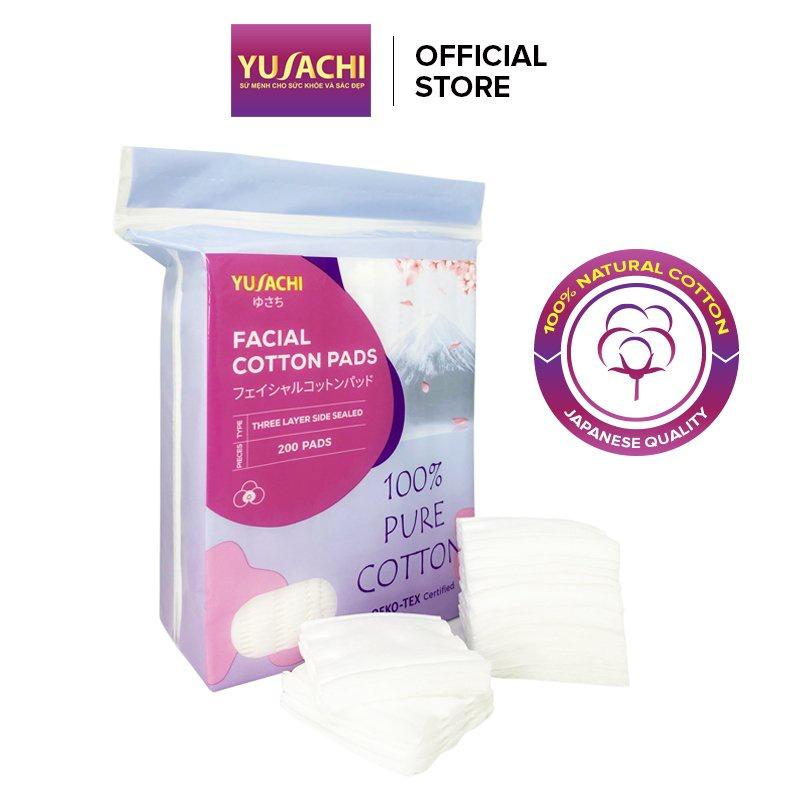 BÔNG TẨY TRANG CAO CẤP YUSACHI SUZURAN 100% COTTON