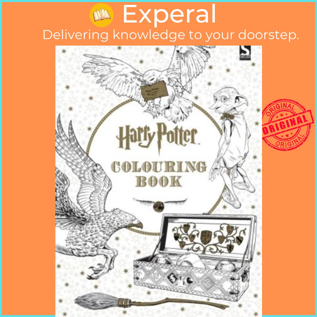 Sách - Harry Potter Colouring Book by J. K. Rowling (UK edition, paperback)