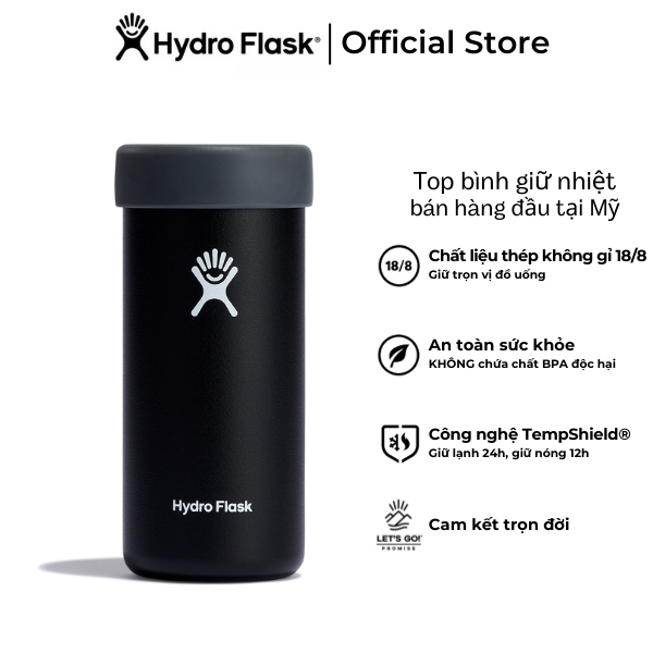 Cốc giữ nhiệt Hydro Flask 12 OZ Slim Cooler Cup - Chất liệu chất lượng, Hàng chính hãng(Season 2024)