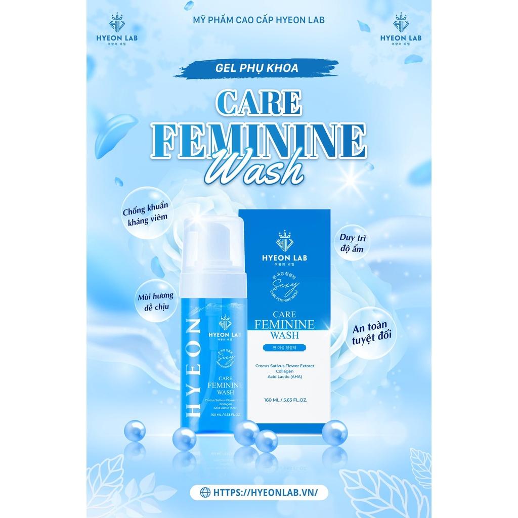 Dung Dịch vệ sinh Care Feminine Wash | Hyeon Lab| cô bé HỒNG-THƠM-KHÍT, Vệ sinh, chống viêm, kháng khuẩn, duy trì độ ẩm