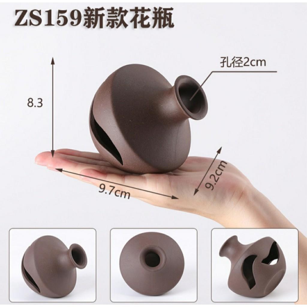 Bình gốm trang trí bể cá bể thủy sinh mẫu mới nhất- Bình gốm ZS159