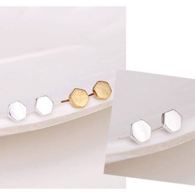 Set 9 đôi bông tai kim loại thời trang