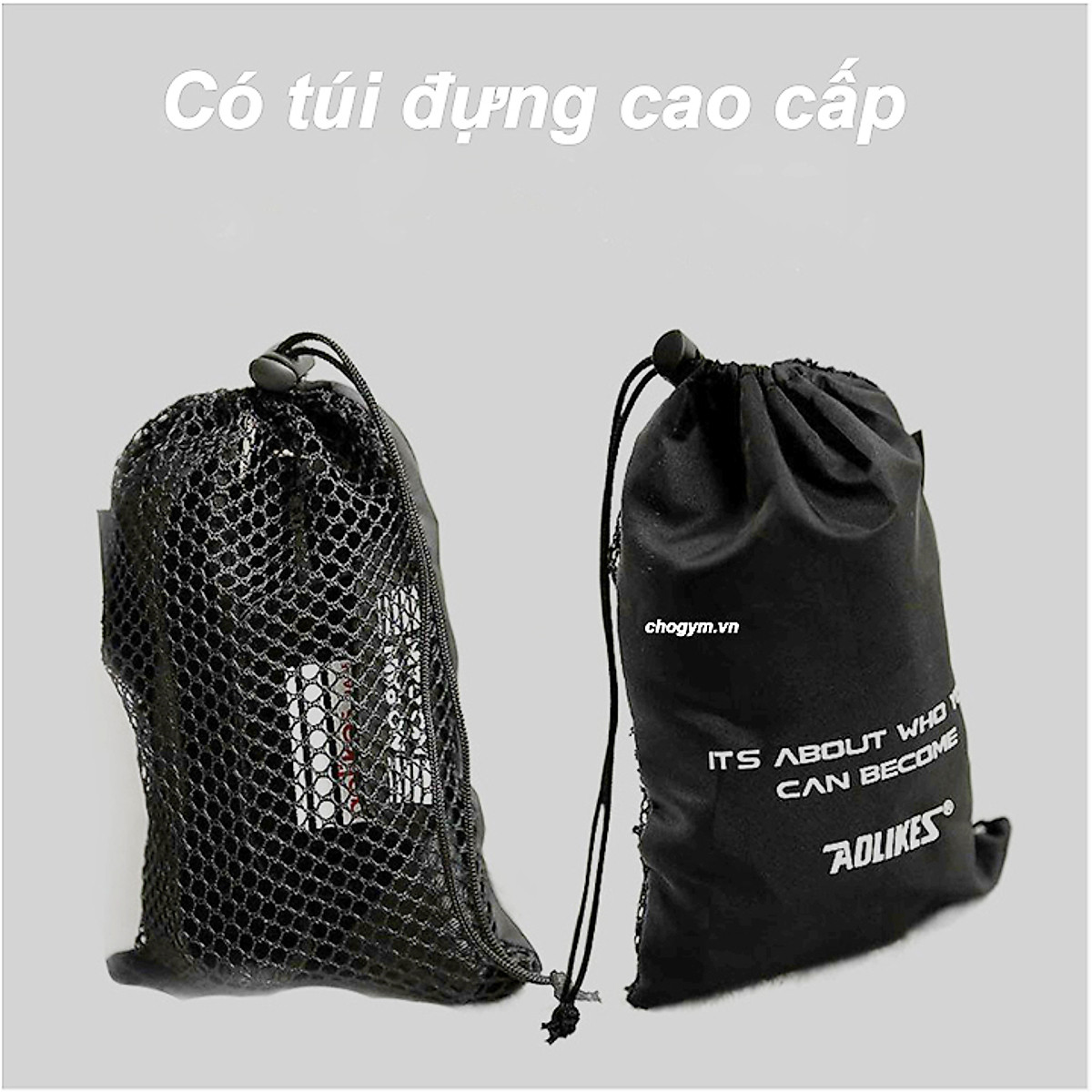 Găng Tay Tập GYM Hở Mu Bàn Tay Lifting Grips Aolikes Pro AL7639 7639 Kiêm Dây Kéo Lưng