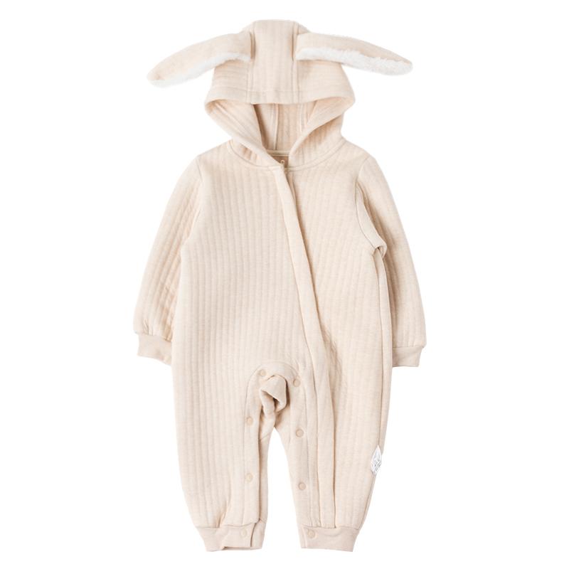 Bé Sơ Sinh Tay Dài Lớp Không Khí Chú Thỏ Dễ Thương Túi Ngủ Mùa Thu Tay Cotton Cho Bé Giấc Ngủ Bao Bộ Quần Áo cho Trẻ Sơ Sinh 2020