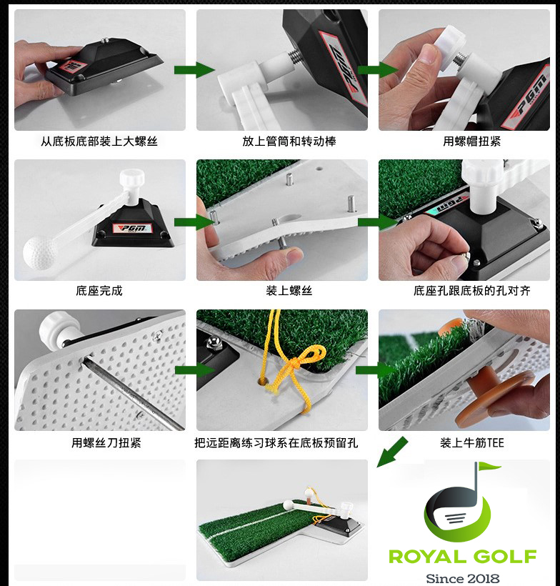 Thảm Swing Golf Green Power 3 in 1