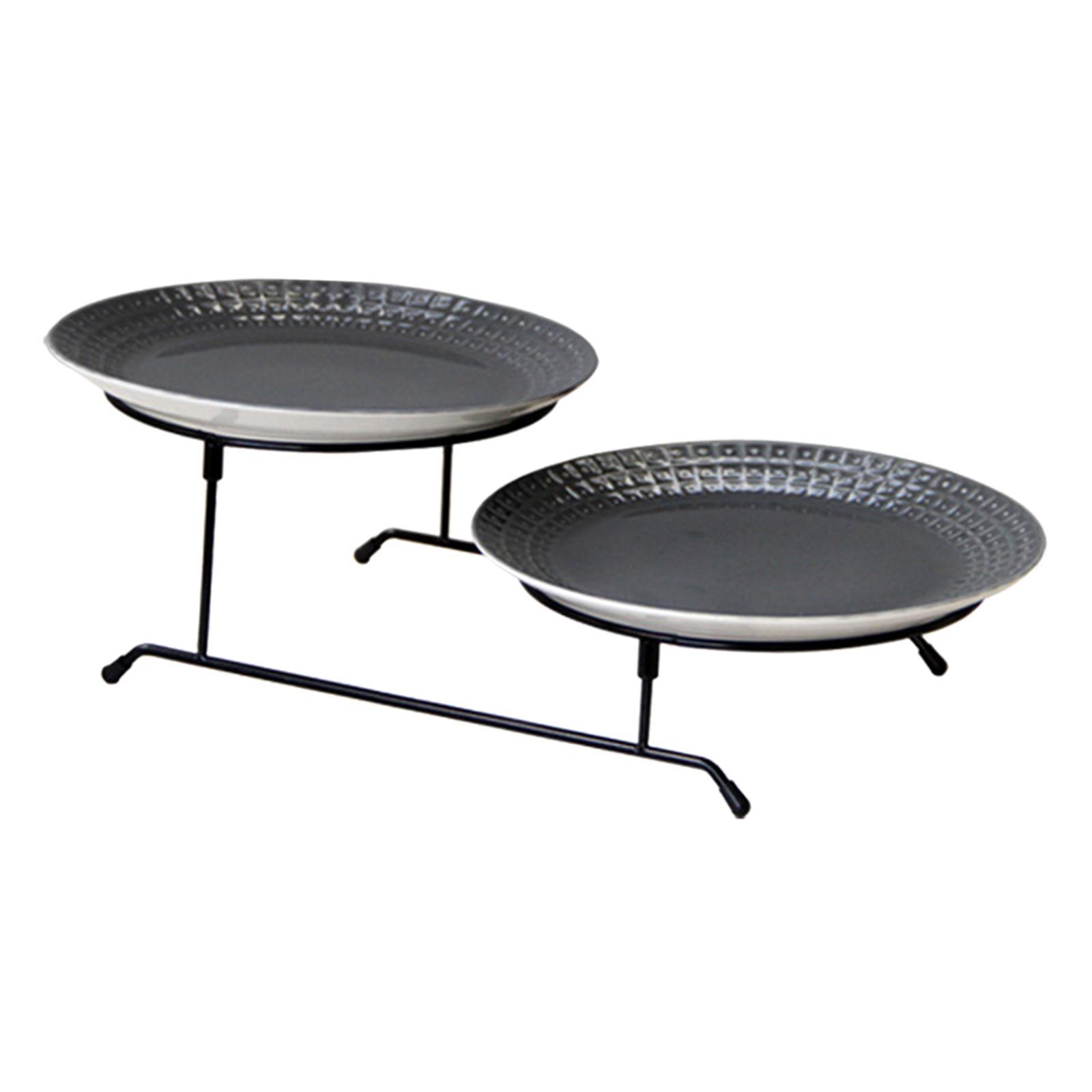 Dessert Cake Stand Jewelry Trinket Tray Cake Serving Tray for Bathroom Kitchen Countertop
