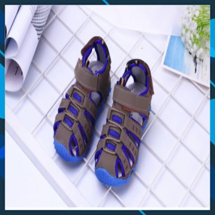 Dép sandal rọ cho bé nam đi học Long TLG 20862 size 26-36