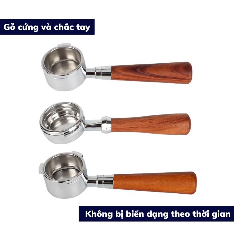 Tay cầm cà phê cán gỗ cẩm lai đẹp mắt 23,5cm mùi hương tự nhiên chống kiến mối đủ size chuyên cho quán bảo hành 1 đổi 1