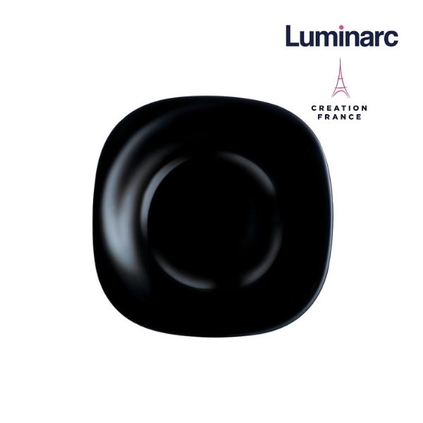 Bộ 6 Đĩa Sâu Thuỷ Tinh Luminarc Carine Đen 21cm - LUCAH3661