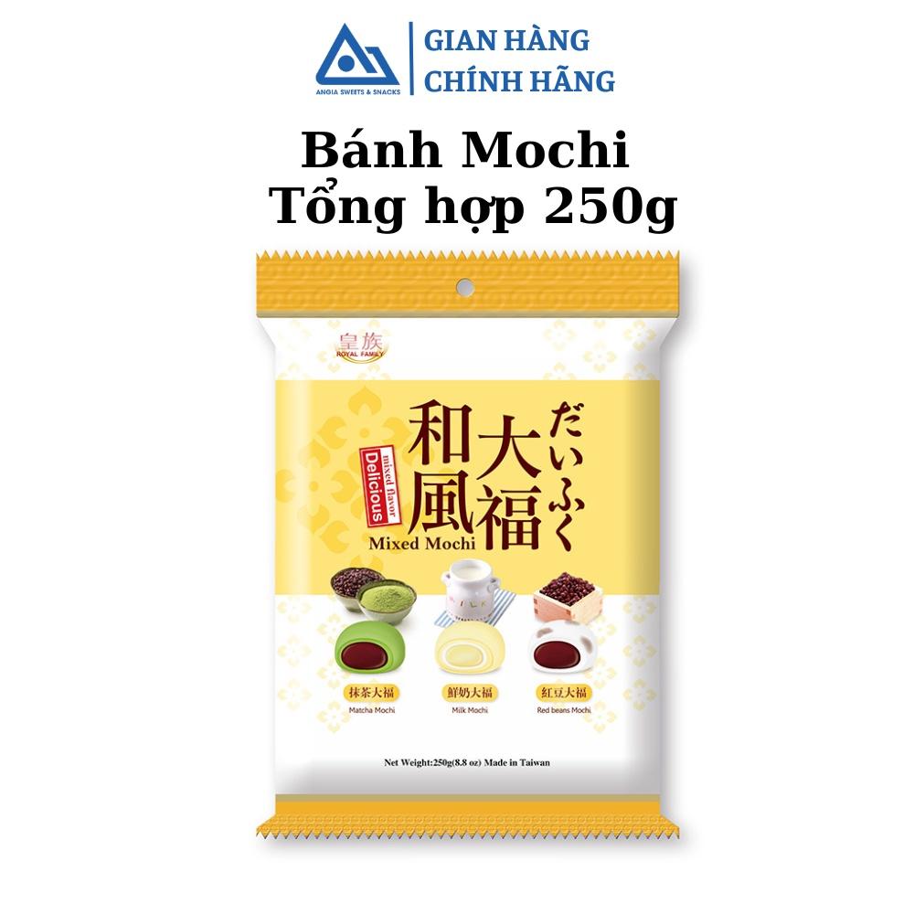 Bánh Mochi tổng hợp ăn vặt đủ vị (Đậu đỏ , sữa , trà xanh) 250g An Gia Sweets &amp; Snacks