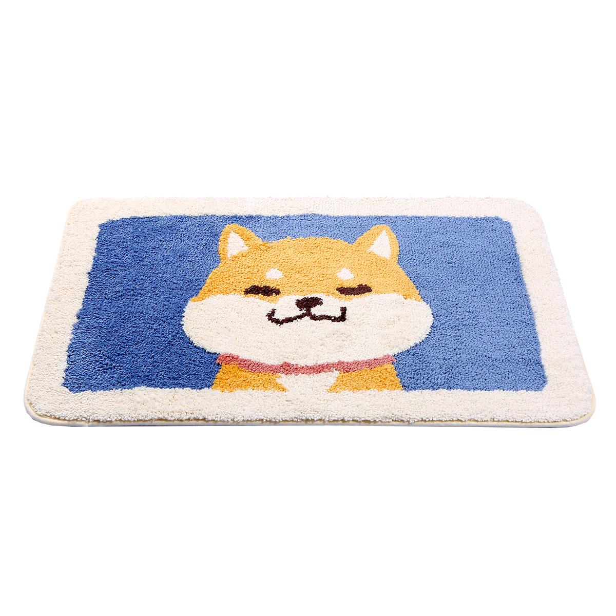 Thảm chùi chân trong nhà thiết kế in họa tiết hoạt hình, thấm hút tốt