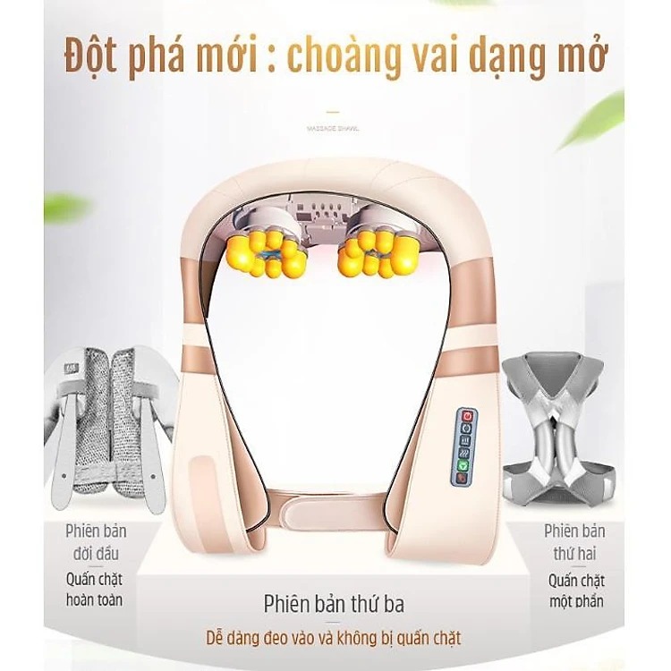 Máy massage vai gáy cổ đa năng nhiều chế độ