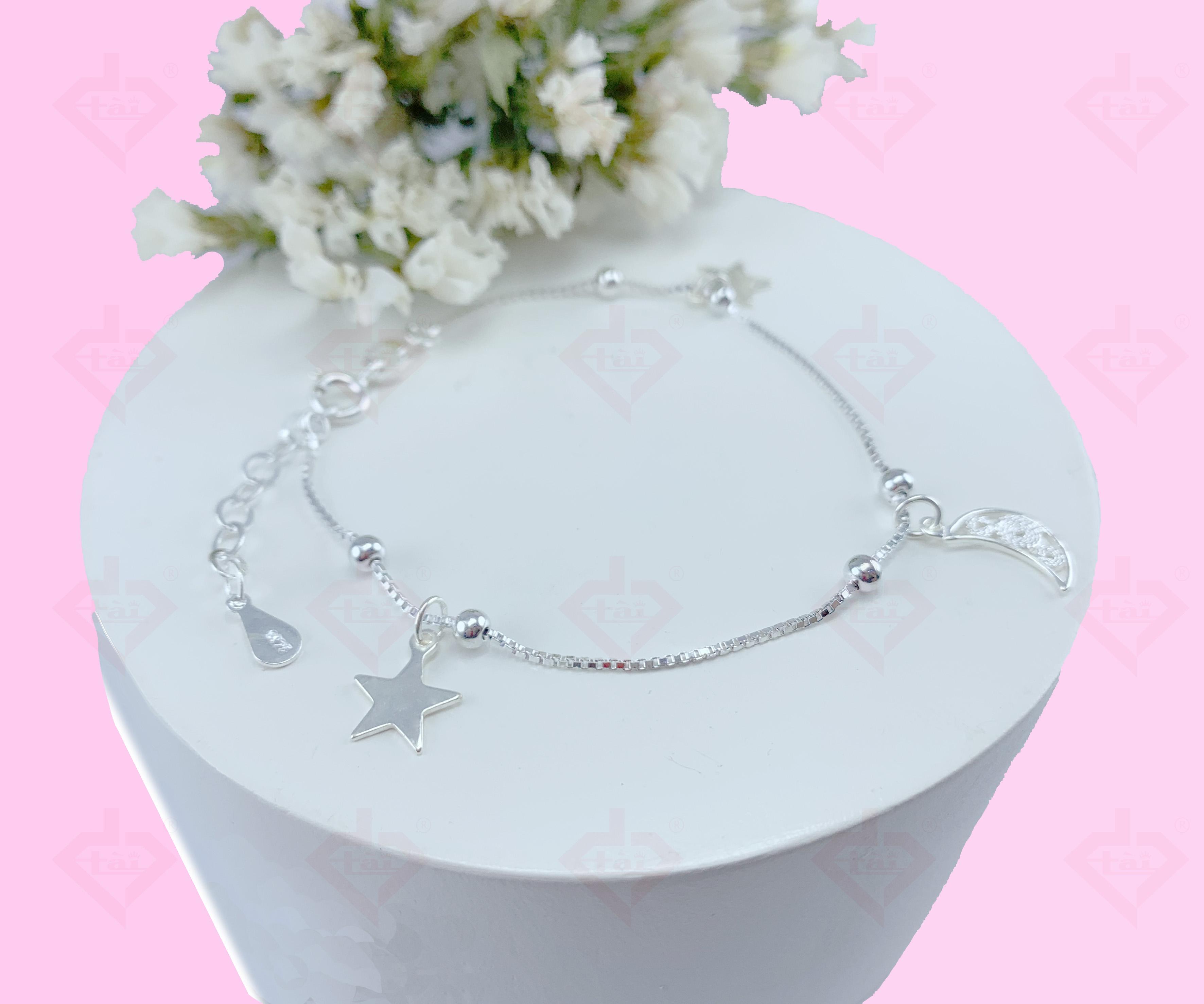 Lắc Tay Trăng Sao Bạc 925 HL172