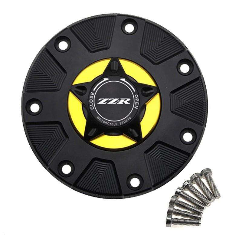 Nắp Bình Xăng Bằng Nhôm CNC Cho Xe Mô Tô Kawasaki ZZR400 ZZR600 ZZR1100 1993-2006