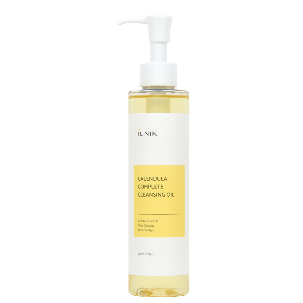 Dầu tẩy trang hoa cúc IUNIK Calendula Complete Cleansing Oil 200ml