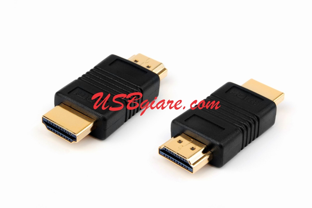 Đầu nối HDMi 2 đầu đực - HDMI male to male jack【USBgiare,Com】