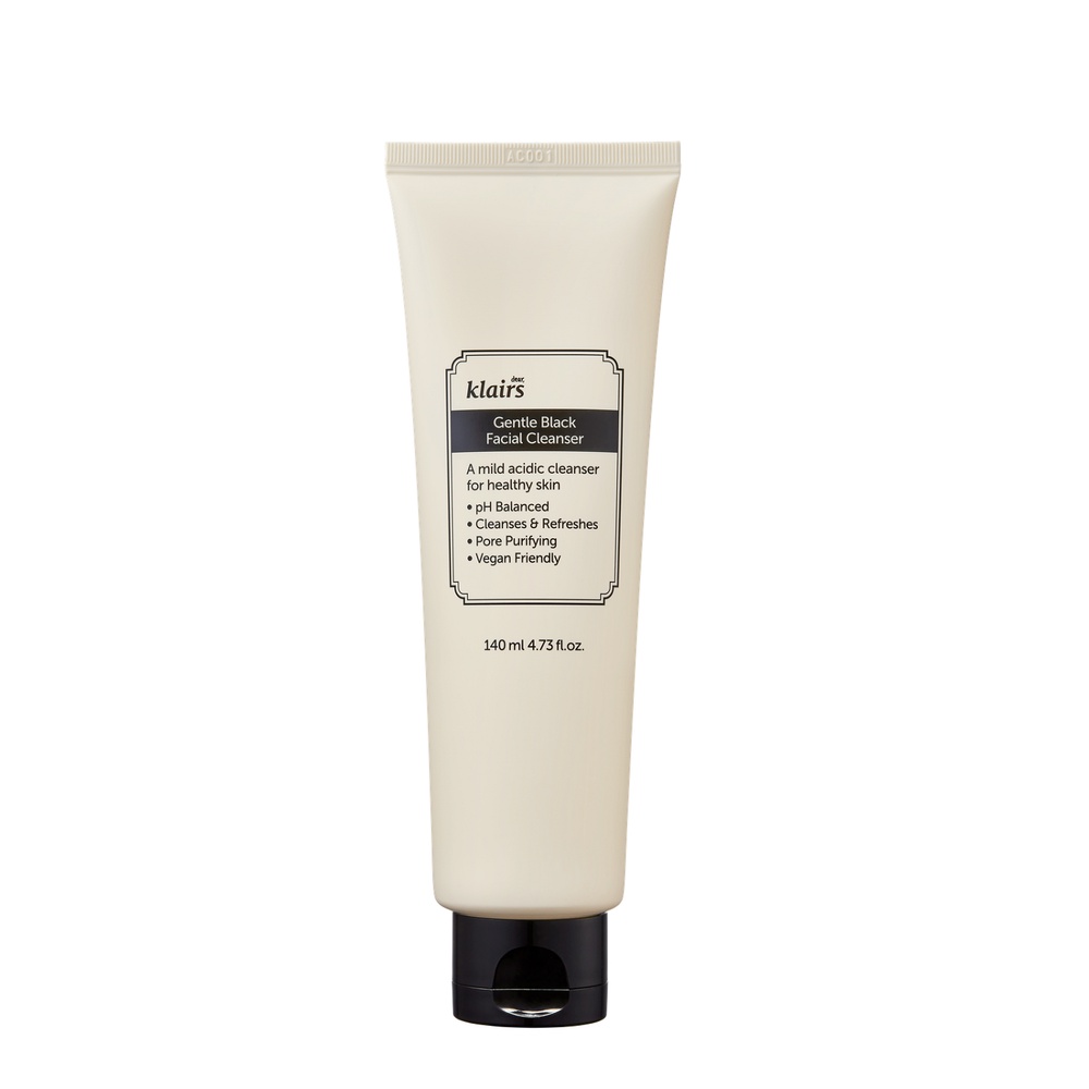 Combo Sữa Rửa Mặt Dear Klairs Gentle Black Facial Cleanser 140ml+Dear,Klairs Kem chống nắng All-day Airy Sunscreen SPF50+ PA++++ 50g