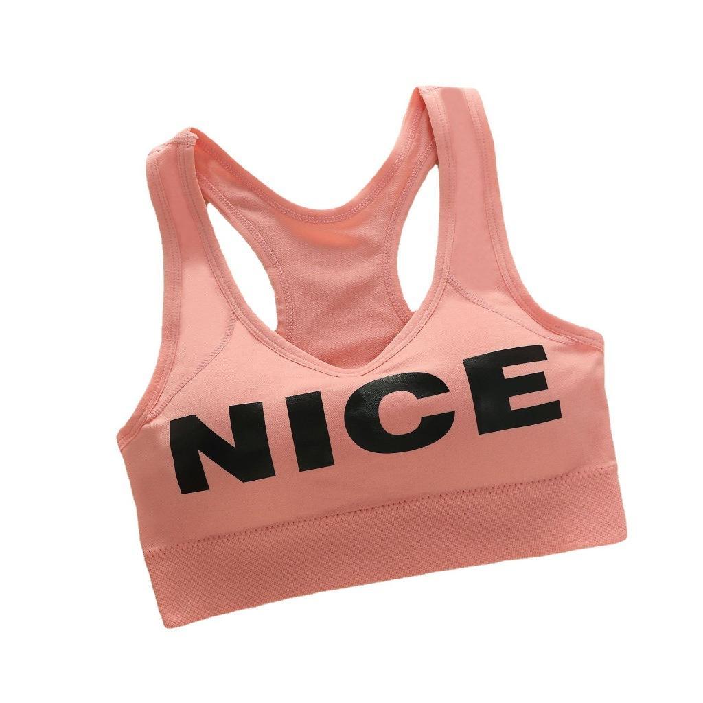 Áo Bra thể thao NICE hàng xuất, kiểu dáng Khỏe mạnh, có đệm dời, nângngực, năng động chất thun mềm mại cogiãn tốt Top Nữ đẹp - Ghi