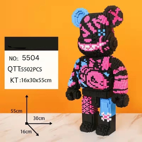 Đồ chơi lắp ráp gấu Bearbrick 55cm