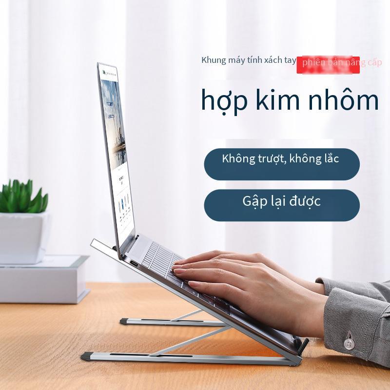 Khuyến mại Nâng cấp Máy tính xách tay Khung gấp Hợp kim nhôm Lưu trữ Máy tính để bàn Giá đỡ Máy tính xách tay Di động Giá đỡ